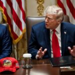 Donald Trump i kabinettmøte i mai 2026. Foto: Det hvite hus
